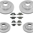 For 2004 2005 2006 2007 08 09 2010 BMW X3 Front & Rear Brake Rotors & Brake Pads