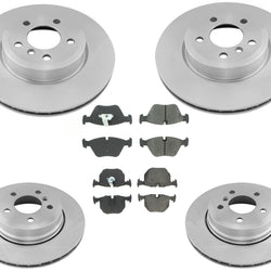 For 2004 2005 2006 2007 08 09 2010 BMW X3 Front & Rear Brake Rotors & Brake Pads