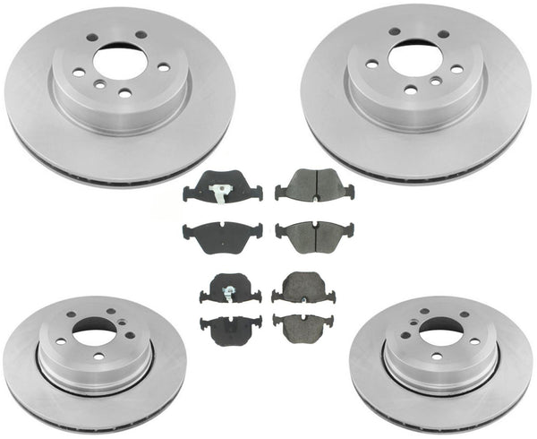 For 2004 2005 2006 2007 08 09 2010 BMW X3 Front & Rear Brake Rotors & Brake Pads