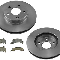 Fits 1980-1989 4 Cly  JA-1 brake Century Celebrity Front Brake Rotors & Pads