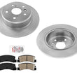 100% New 92-96 Camry 2WD 92-96 ES300 (2) Rear Brake Rotors & Ceramic Pads