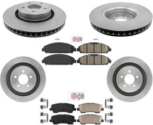 Pastillas de freno de disco delantero de 320 mm, frenos de hardware para Ford Mustang 2015-2020