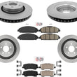 320MM Front Disc Brake Rotors Pads Hardware Brakes Fits 2015-2020 Ford Mustang