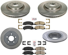 Rotores de freno de disco premium, pastillas de cerámica para Buick Lucerne 2006-2011, 4,6 L