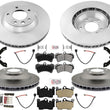 For 2007-2015 Audi Q7 Front & Rear Brake Rotors OE Semi Metallic Brake Disc Pads