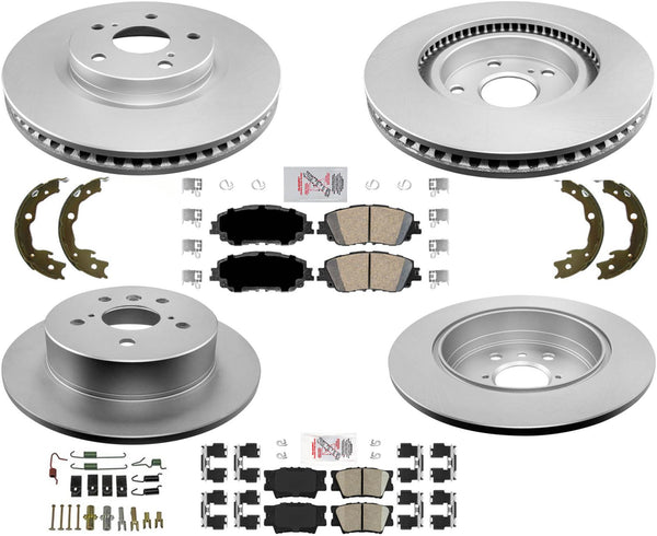 Coated Rotors & Brake Pads Built In Japan Vin J SE for Toyota Camry 2.5 2018-22