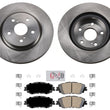 F Disc Brake Rotors Ceramic Brake Pads for 2018-2022 Toyota Camry XLE XSE Hybrid