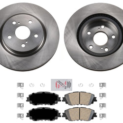 F Disc Brake Rotors Ceramic Brake Pads for 2018-2022 Toyota Camry XLE XSE Hybrid