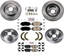 Rotores de freno de disco Pastillas de freno de cerámica para Toyota Camry XLE XSE Hybrid 2018-2022