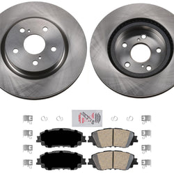 Rotores de freno de disco delantero Pastillas de freno de cerámica para Lexus ES300H ES350 2019-2022