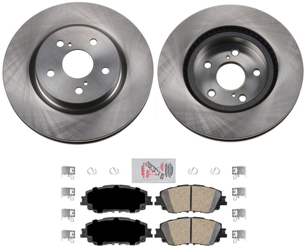 Rotores de freno de disco delantero Pastillas de freno de cerámica para Lexus ES300H ES350 2019-2022
