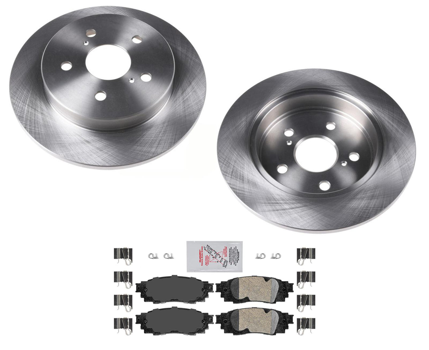 Rotores de freno de disco trasero Pastillas de freno de cerámica para Lexus ES300h ES350 2019-2022