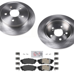 Rotores de freno de disco trasero Pastillas de freno de cerámica para Lexus ES300h ES350 2019-2022