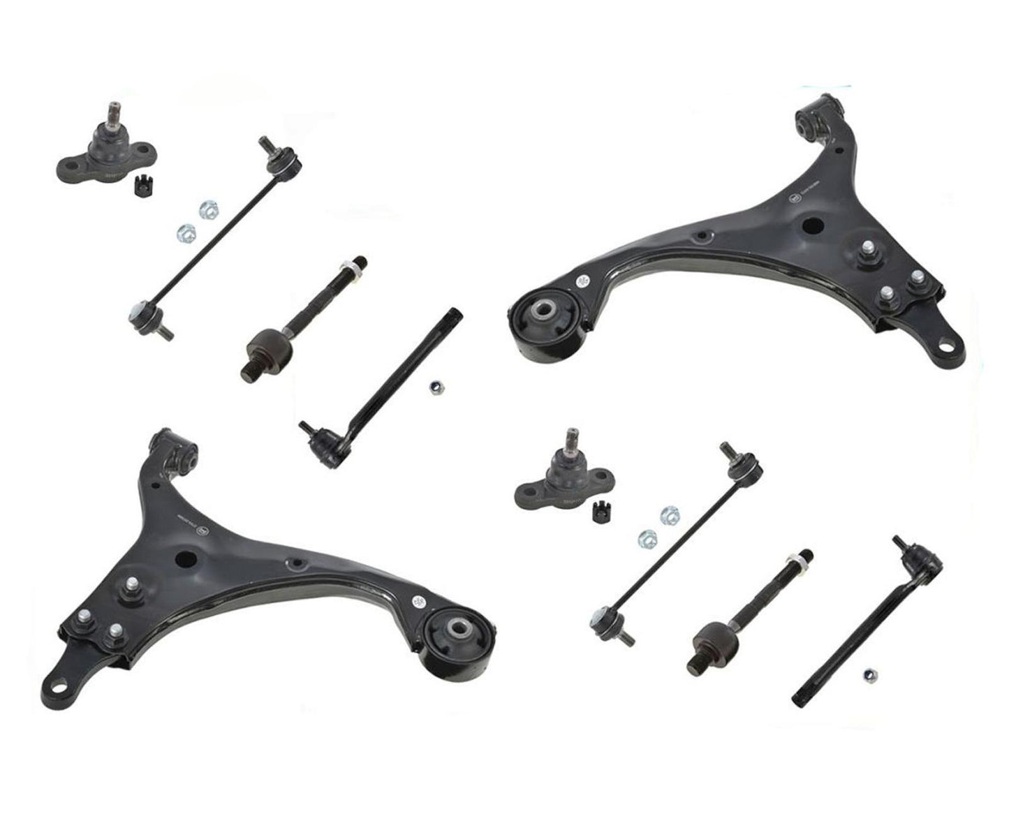 Lower Control Arms BJ Tie Rods Sway Bar for Hyundai Elantra 2007 2009 2010 2012