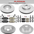 2006 - 2012 Toyota Rav 4 Pastillas de freno de cerámica delanteras y traseras y rotor SIN 3ra fila