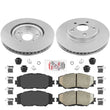 Front Ceramic Brakes & Coated Rotors FOR Toyota Rav4 PirusV Scion XB 275MM Rotor