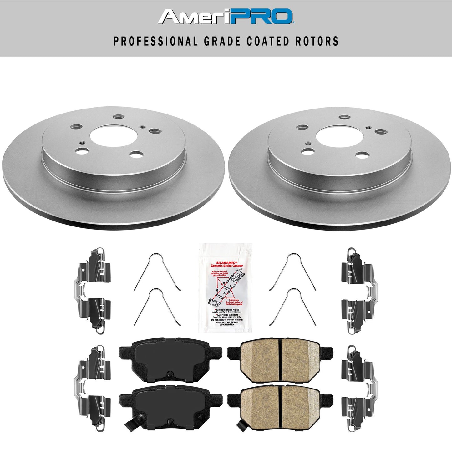 TEMPLATE PRO REAR PADS AND ROTORS !!!!! Rear Ceramic Pads & Coated Rotors FOR