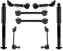 Amortiguadores traseros brazos ajustables superiores y brazos delanteros inferiores para Acura MDX 2007-2013