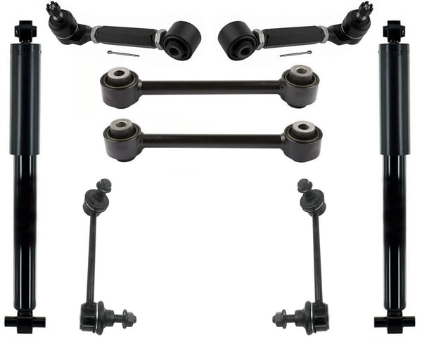 Amortiguadores traseros brazos ajustables superiores y brazos delanteros inferiores para Acura MDX 2007-2013