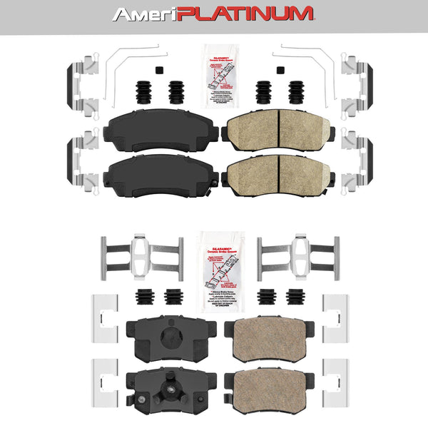 Pastillas de freno delanteras y traseras de cerámica Honda CRV para CRV Acura RDX Honda CRV Crosstour
