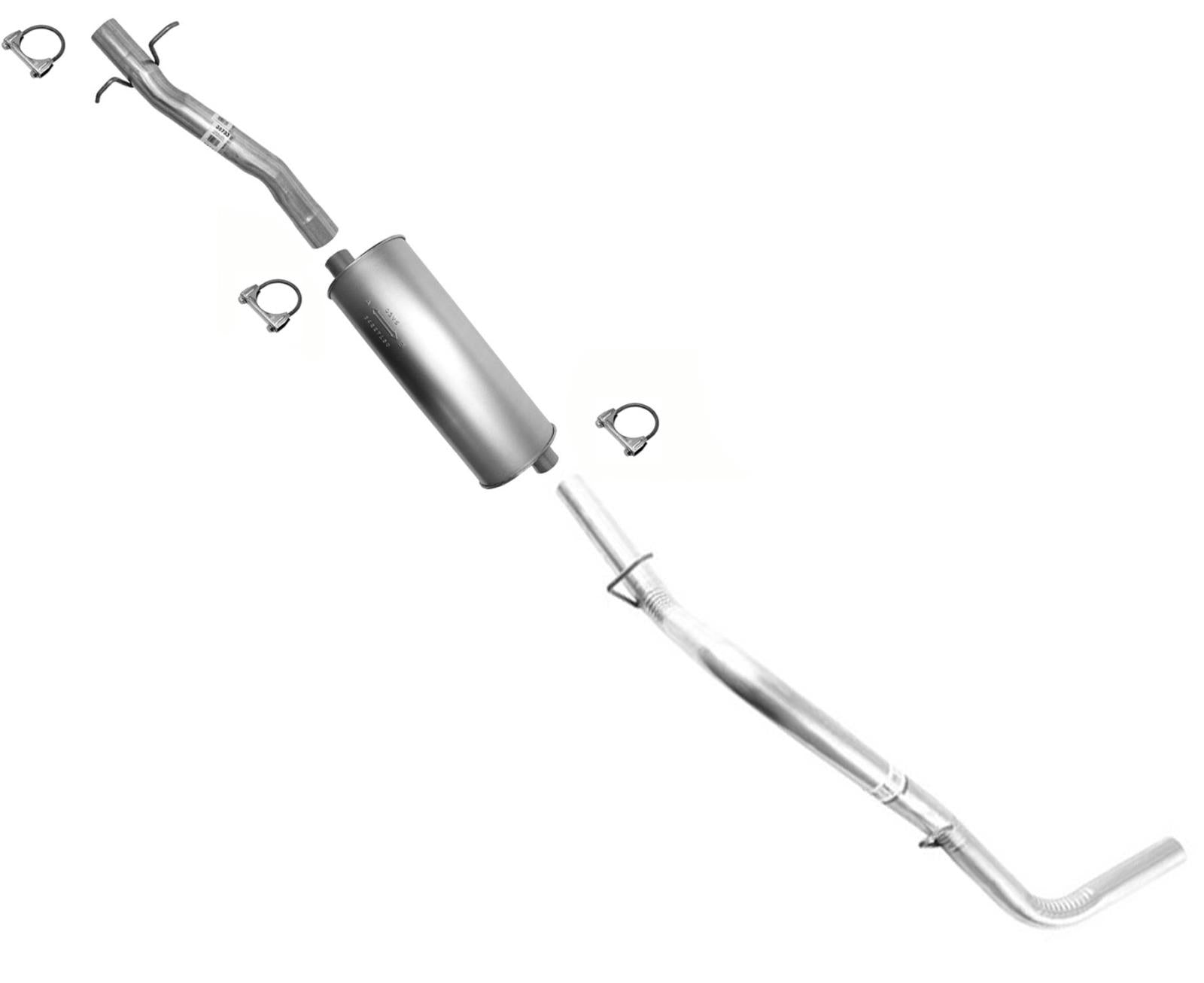 Después del escape Cat para Dodge Dakota Quad Cab 2 ruedas motrices 131" base de rueda 00-03