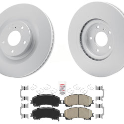 Rotores de freno de disco delantero Pastillas de freno de cerámica para Infiniti QX50 2019-2022