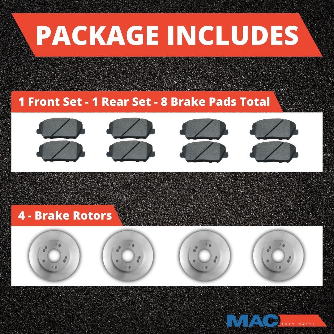 Disc Brake Rotors Brake Pads Brake Shoes Fits Mercedes R350 2006 2008 2010 2012 - Photo 1