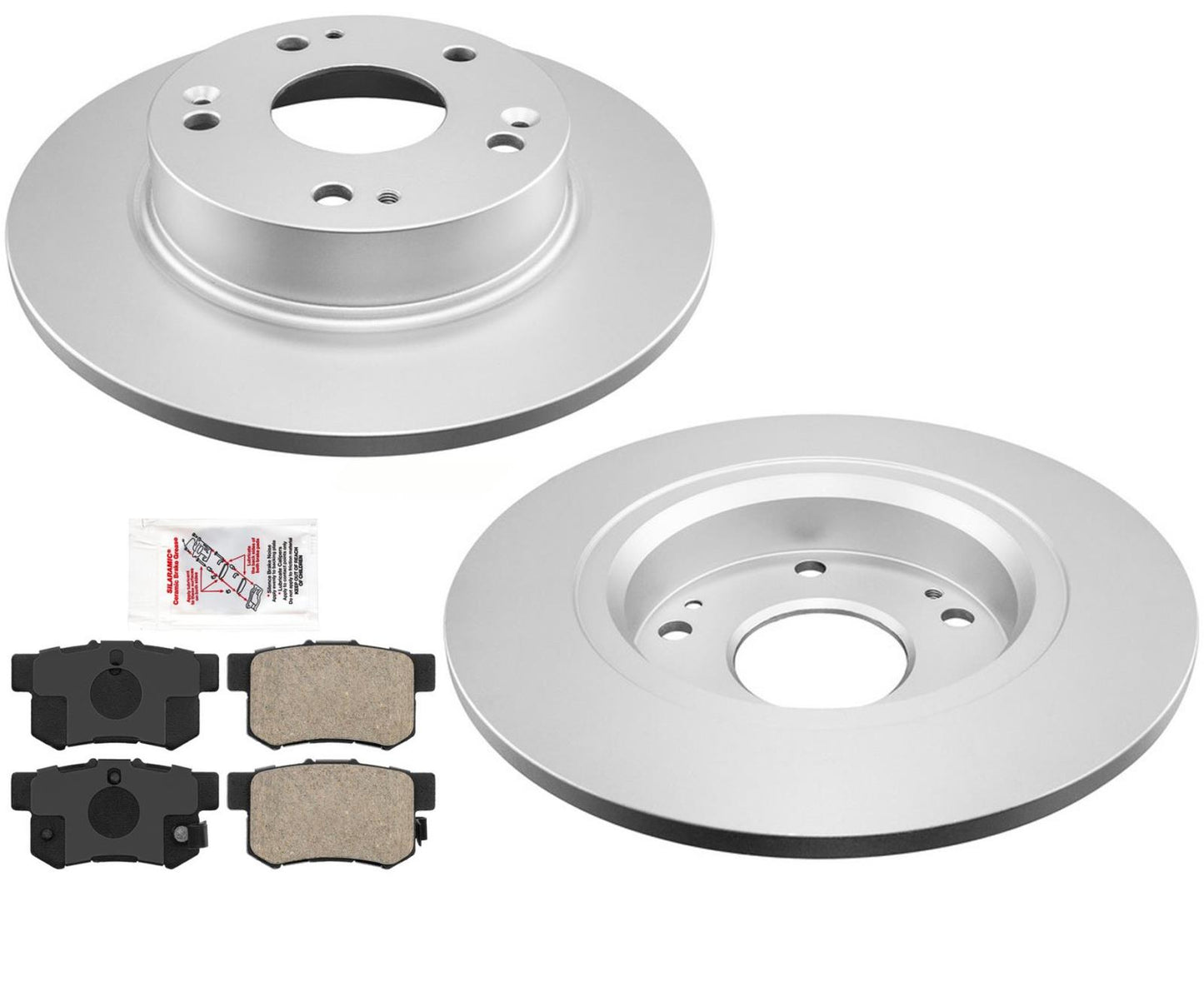 Fits 2006-2011 Honda Civic Rear Disc Brake Rotor & Ceramic Brake Pads