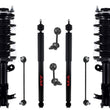 Front Complete Strut Assembly Rear Shocks & Links For 2016 17 18 2020 Acura ILX