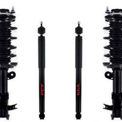 Front Left & Right Complete Strut Assembly & Rear Shocks For 2016-2021 Acura ILX