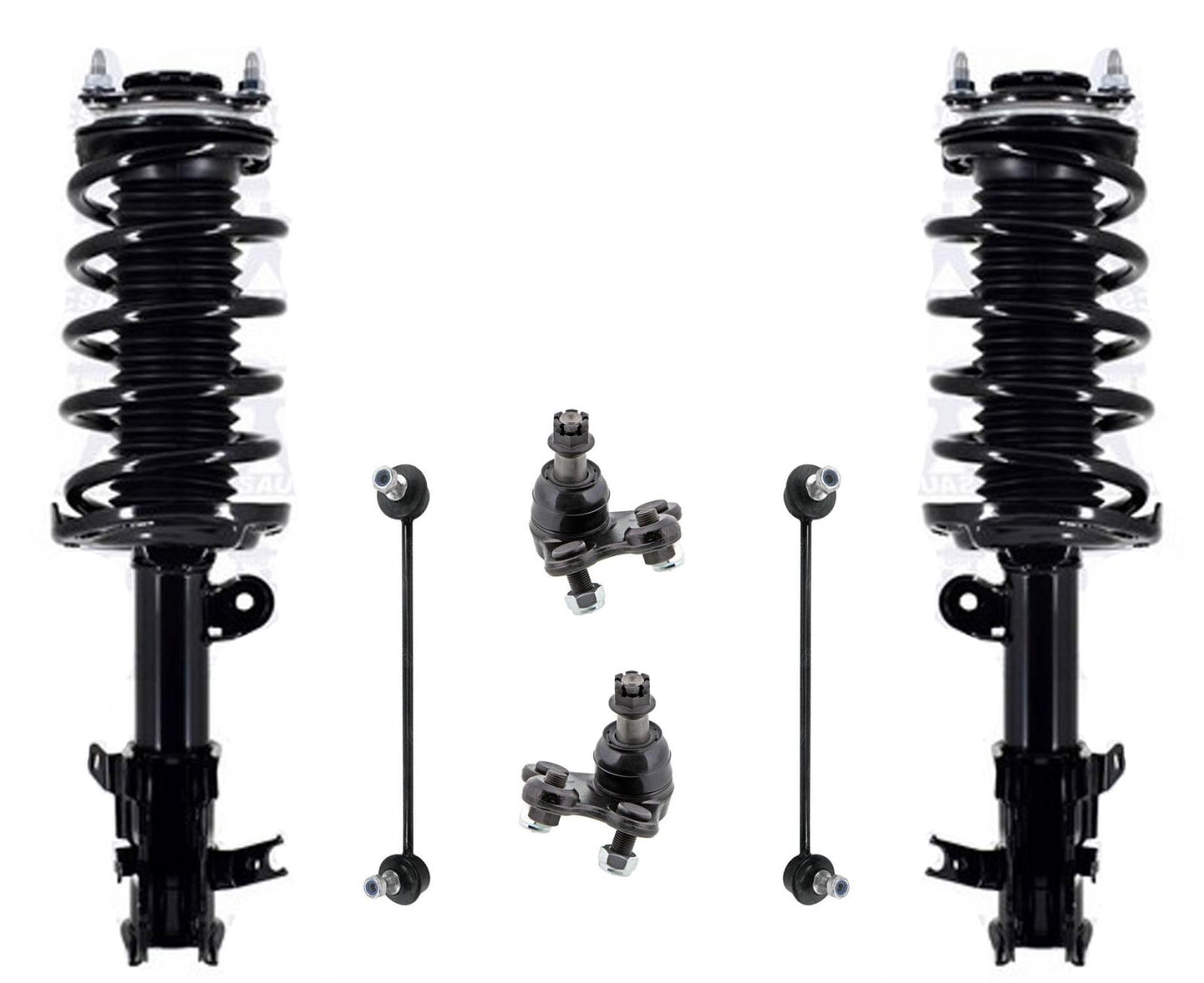 Front Complete Struts Sway Bar Links & Ball Joints Fits 2016-2020 Acura ILX