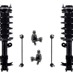 Front Complete Struts Sway Bar Links & Ball Joints Fits 2016-2020 Acura ILX