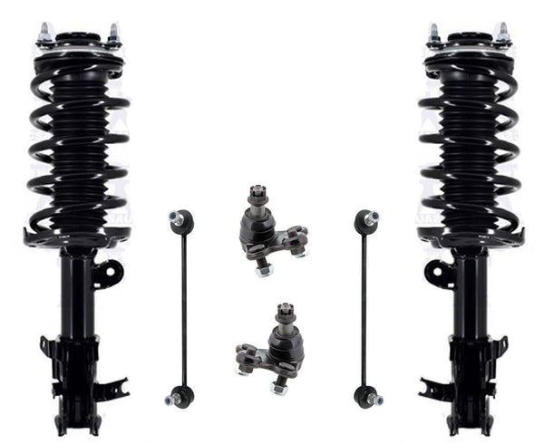 Front Complete Struts Sway Bar Links & Ball Joints Fits 2016-2020 Acura ILX