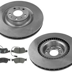 Rotores de freno de disco delantero y pastillas de cerámica para Audi A8 Quattro 2005-2009 4.2L 360MM