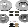Fits For 1999-2001 Toyota Solara Disc Brake Rotors and Pads FRONT + REAR