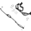 Flex Pipe Front & Rear Catalytic Converters for 2010-2012 Subaru Outback 2.5L