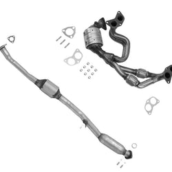 Flex Pipe Front & Rear Catalytic Converters for 2010-2012 Subaru Outback 2.5L