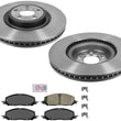 For 2020-22 Ford Explorer With 363MM Performance Carbon Brake Rotors Brake Pads