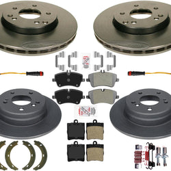 For 2002-2006 Mercedes C230 Performance Carbon Brake Disc Rotors Brake Pads