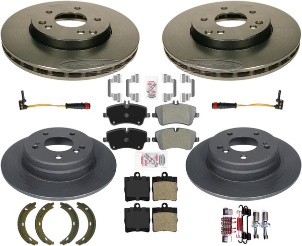 For 2002-2006 Mercedes C230 Performance Carbon Brake Disc Rotors Brake Pads