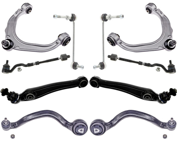 Para 07-13 X5 08-14 X6 L y R brazos y enlaces de control delanteros inferiores con transmisión adaptativa