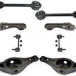 Rear Upper & Lower Control Arms Fits 2009-2014 Nissan Murano All Wheel Drive