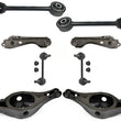 Rear Upper & Lower Control Arms Fits 2009-2014 Nissan Murano Front Wheel Drive