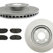 Fits 2006-2012 Toyota Yaris Front Brake Rotors & Ceramic Pads