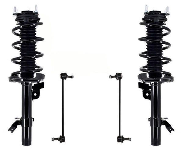 Front Complete Struts Assembly & Sway Bar Links For 2016 17 18 2022 Honda Pilot