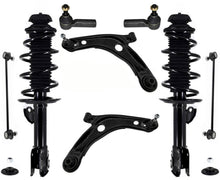Brazos de control de puntal de resorte helicoidal completo delantero, varillas de amarre para Scion xD 2011-2014