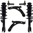 Front Complete Coil Spring Strut Control Arms Tie Rods for 2011-2014 Scion xD