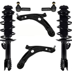 Front Complete Coil Spring Strut Control Arms Tie Rods for 2011-2014 Scion xD