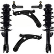 Front Complete Coil Spring Strut Lower Control Arms for 2016-2019 Toyota Prius C