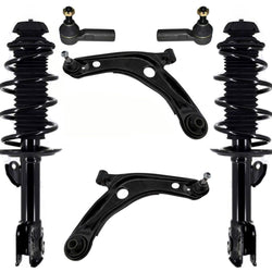 Front Complete Coil Spring Strut Lower Control Arms for 2016-2019 Toyota Prius C